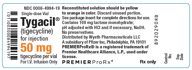 PRINCIPAL DISPLAY PANEL - 50 mg Vial Label