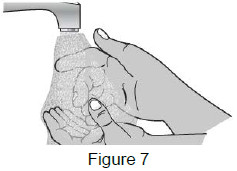 image of proper hand washing - instructions for use