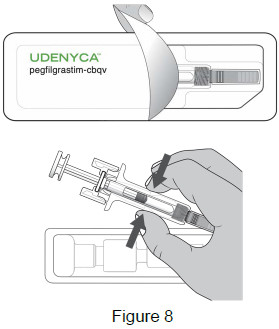 image of removal of UDENYCA from tray - instructions of use