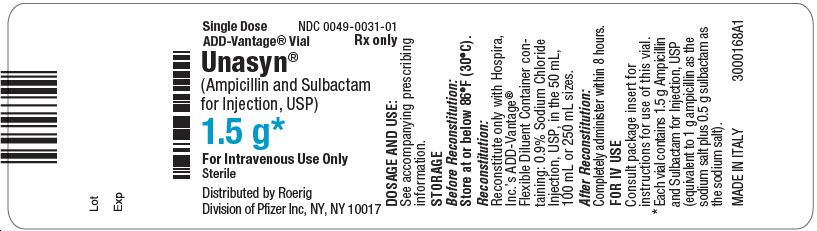 PRINCIPAL DISPLAY PANEL - 1.5 g ADD-Vantage Vial Label