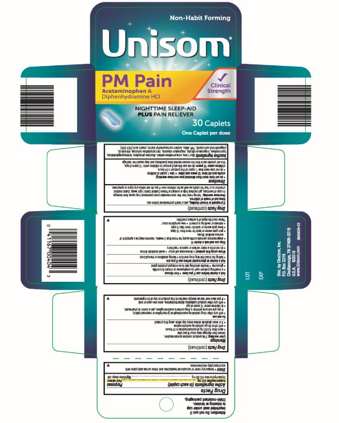 Unisom®
PM PAIN
SLEEPCAPSTM 
30 Caplets 
