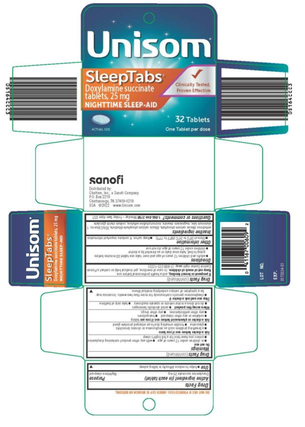 Unisom Sleeptabs
Doxylamine succinate
25 mg
Nighttime Sleep-Aid
32 Tablets
