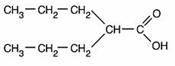 Valproic Acid Structural Formula.