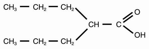 Valproic Acid structure
