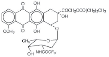 FIGURE 1. Chemical Structure of Valrubicin