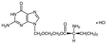 valacyclovir hydrochloride chemical structure