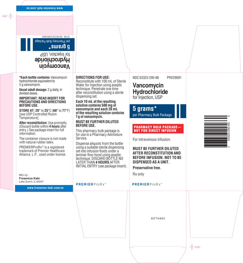 PACKAGE LABEL – PRINCIPAL DISPLAY – Vancomycin Hydrochloride 5 g Pharmacy Bulk Package Bottle Carton Panel
