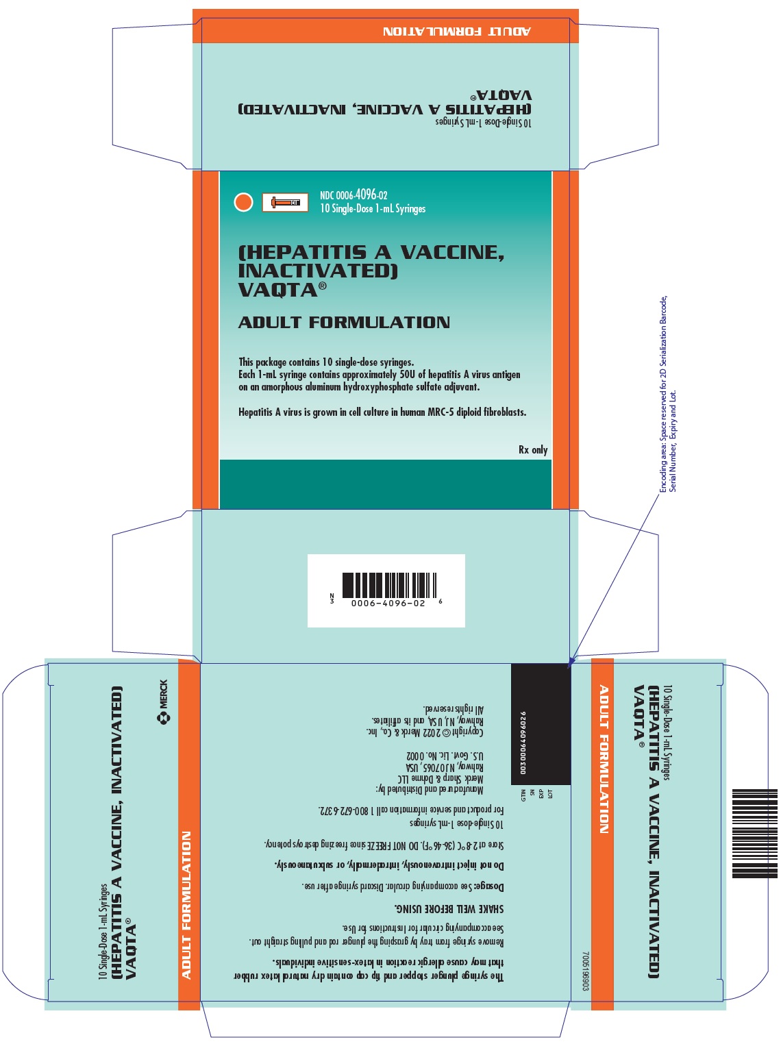 PRINCIPAL DISPLAY PANEL - 1 mL Syringe Carton