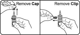 Remove clip/cap
