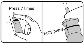 Press 7 times/Fully Press