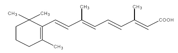 Chemical Structure of Tretinoin