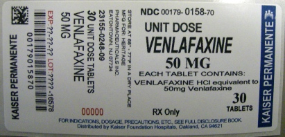 Venlafaxine 50mg Label