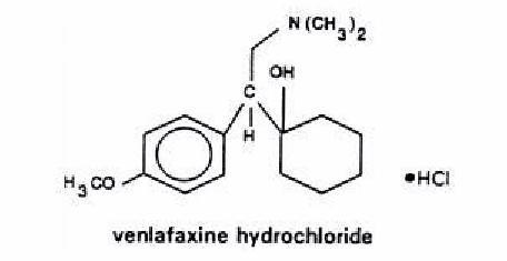 Structured product formula for Venlafaxine