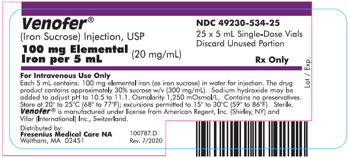 5 mL Box Label (25 pack) - FMC