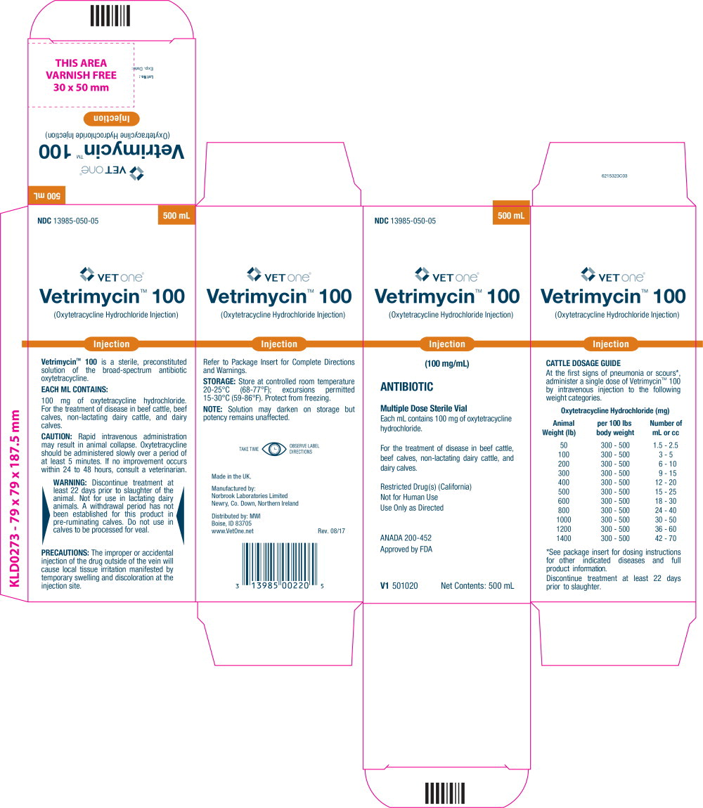 Principal Display Panel - Vetrimycin 100 Carton Label
