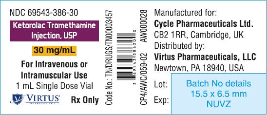 30 mg/mL Vial Label