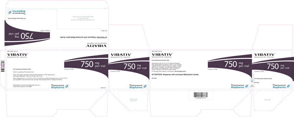 Principal Display Panel - 750 mg/vial Container Label
