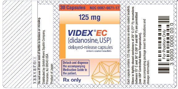 PRINCIPAL DISPLAY PANEL - 125 mg label