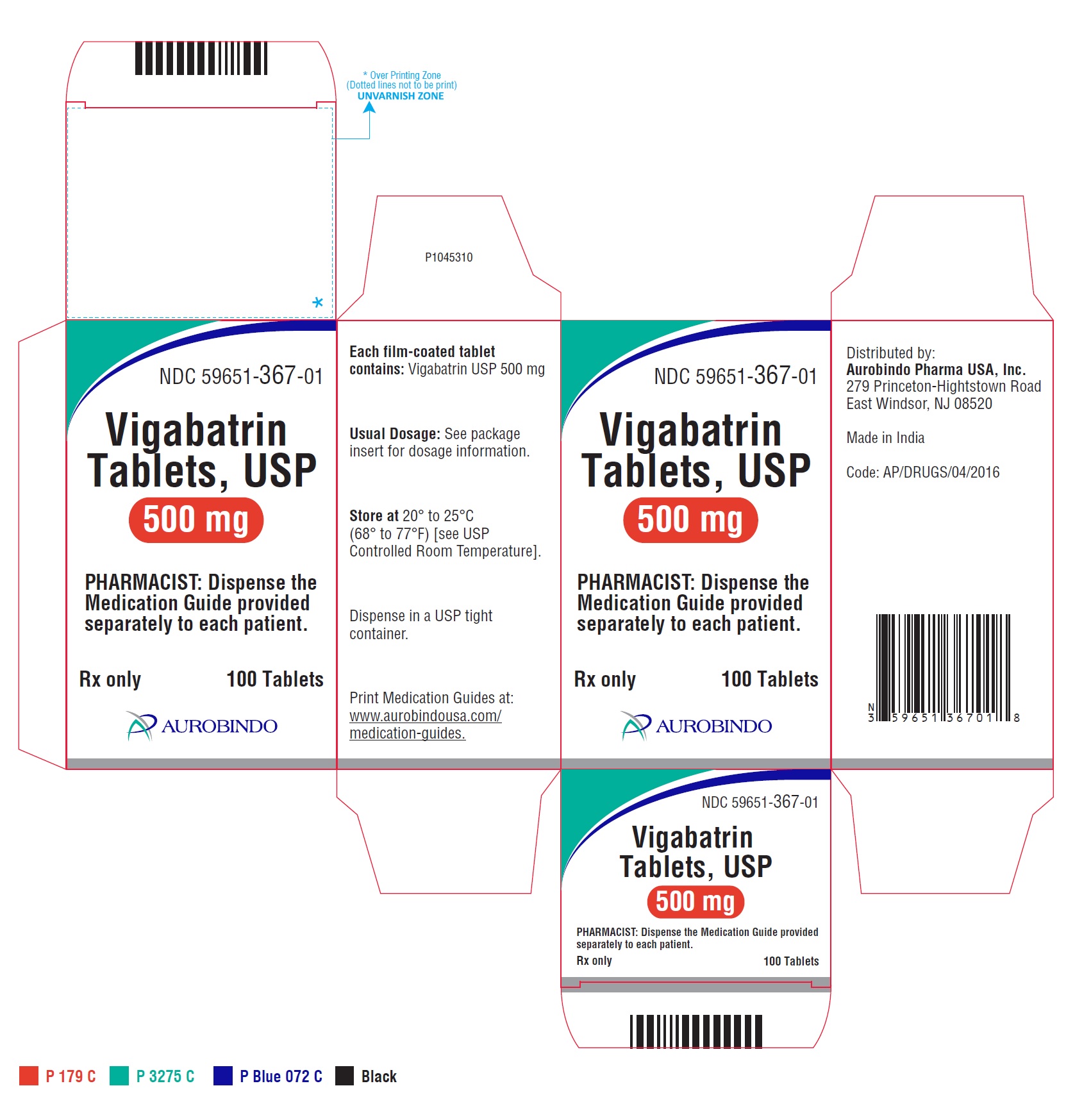PACKAGE LABEL-PRINCIPAL DISPLAY PANEL - 500 mg (100 Tablets Carton Label)