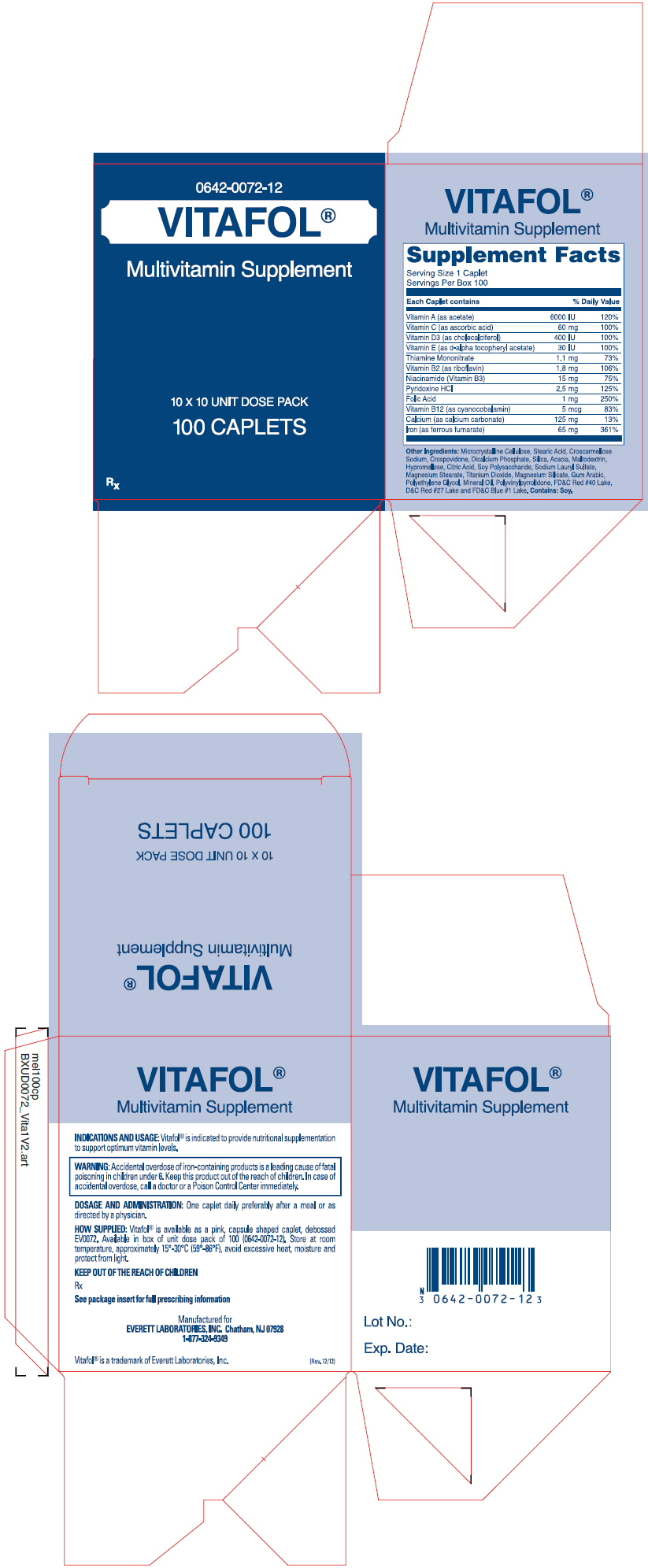 PRINCIPAL DISPLAY PANEL - 100 Caplet Carton
