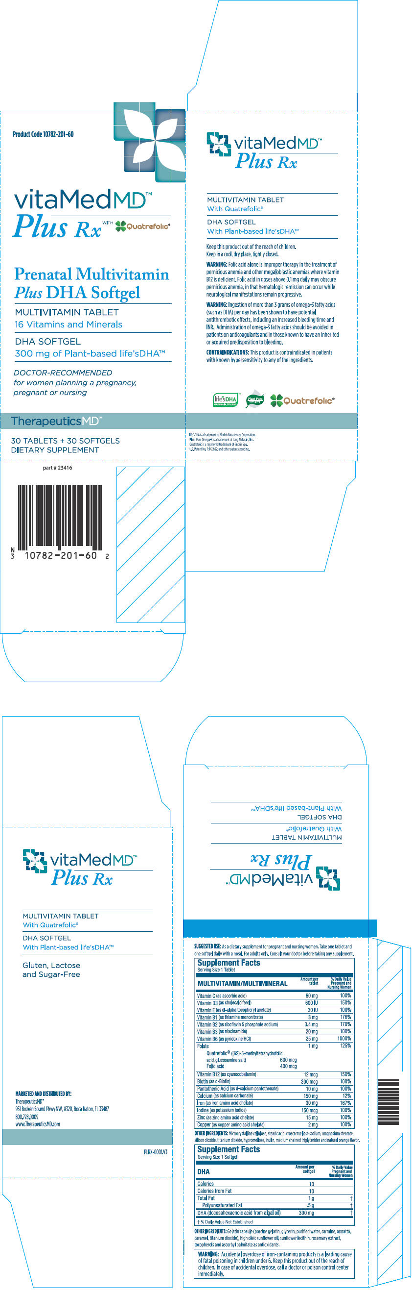 PRINCIPAL DISPLAY PANEL - 30 Tablet + 30 Softgel Bottle Carton