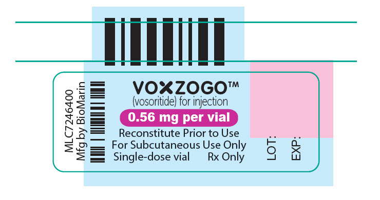 PRINCIPAL DISPLAY PANEL - 0.56 mg Vial Label