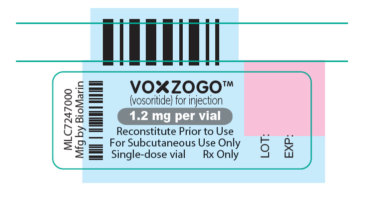 PRINCIPAL DISPLAY PANEL - 1.2 mg Vial Label