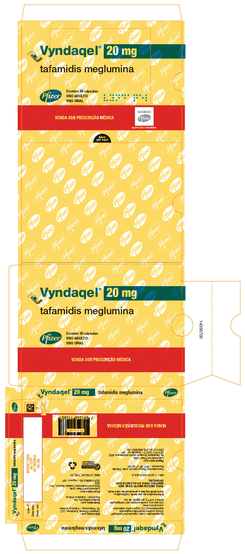 PRINCIPAL DISPLAY PANEL - 20 mg Blister Pack Carton