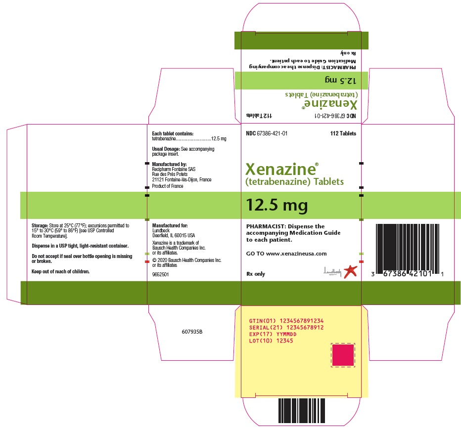 Xenazine 12.5 mg