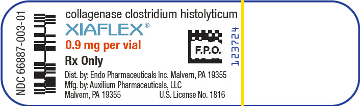 Principal Display Panel – 0.9 mg Vial, XIAFLEX for Injection