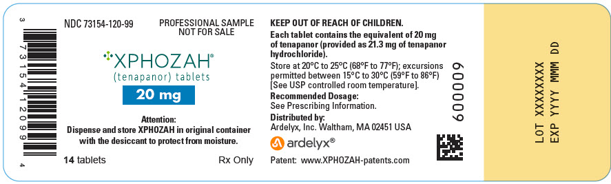 PRINCIPAL DISPLAY PANEL - 20 mg Tablet Bottle Label - NDC 73154-120-99
