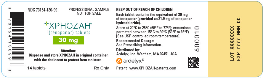 PRINCIPAL DISPLAY PANEL - 30 mg Tablet Bottle Label - NDC 73154-130-99