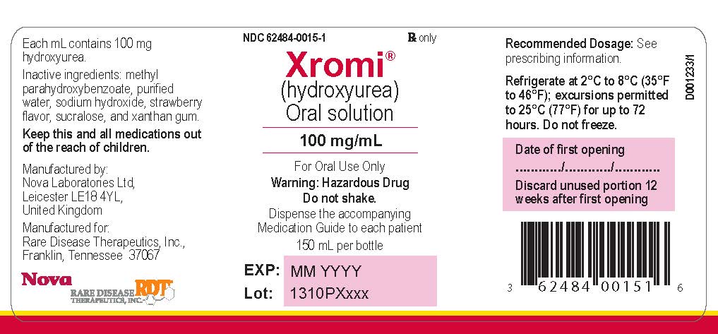 XROMI Bottle Label