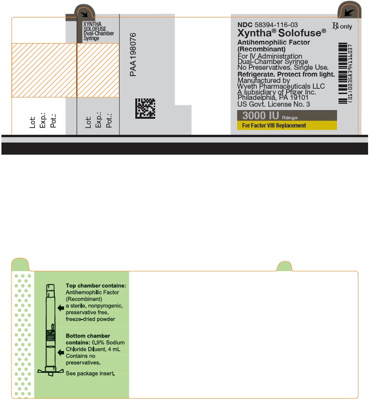 Principal Display Panel - 3000 IU Syringe Label