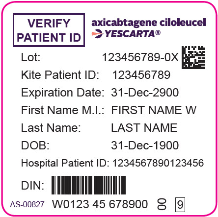 Principal Display Panel - Patient ID Label