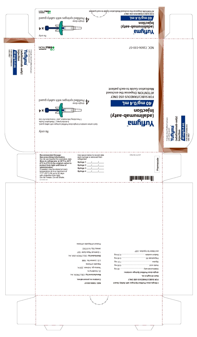 40 mg/0.4 mL Syringe Carton - with Guard 4PK