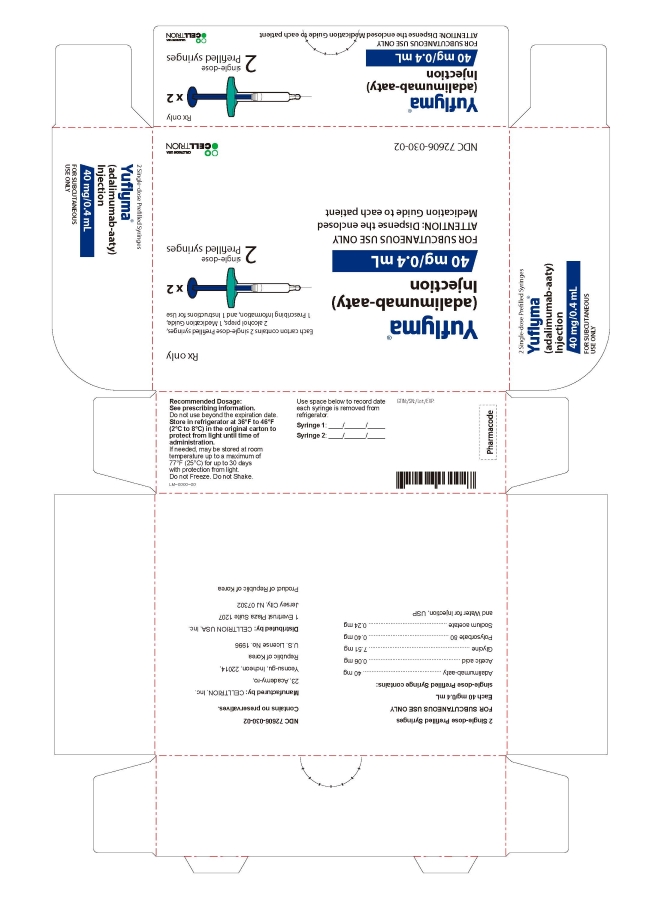 40 mg/0.4 mL Syringe Carton 2PK