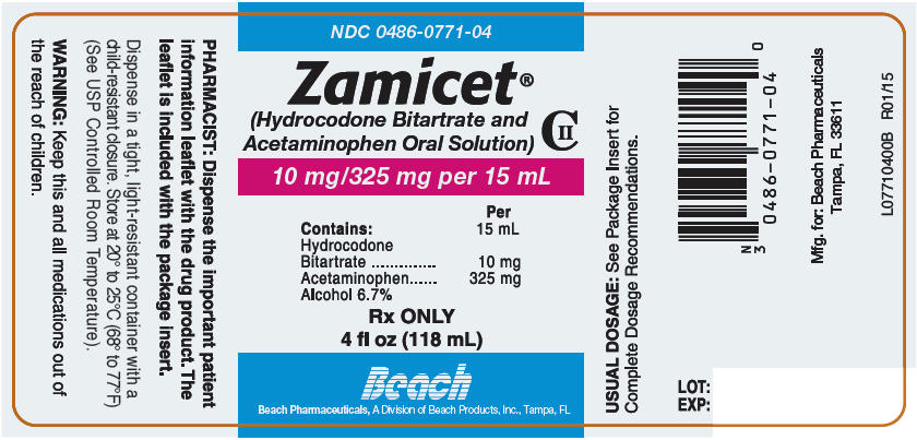 Is Zamicet | Hydrocodone Bitartrate 5 Mg, Acetaminophen 163 Mg safe while breastfeeding