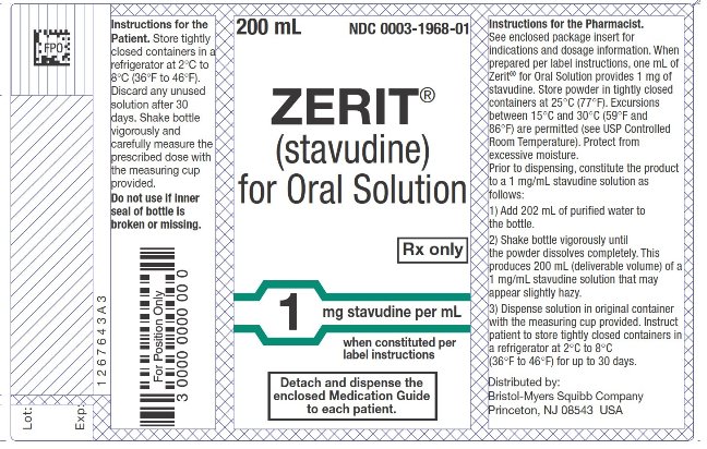 Image Zerit 1 mg/mL Label