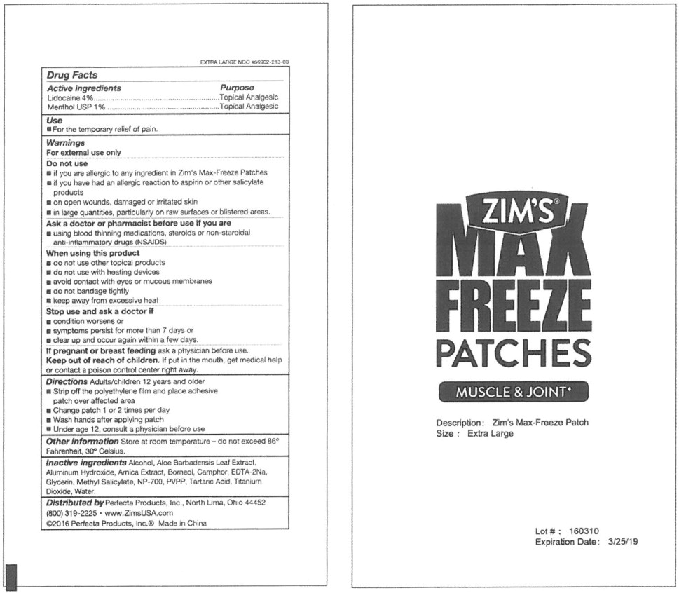 Zims Max Freeze | Menthol And Lidocaine Patch Breastfeeding
