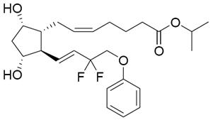 image of tafluprost chemical structure