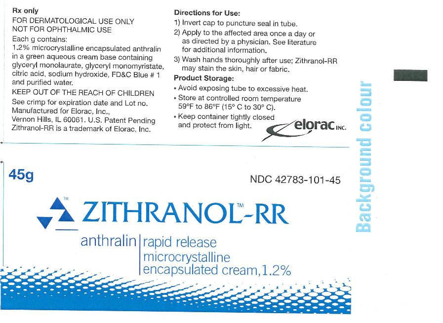 Zithranol-RR microcrystalline encapsulated cream, 1.2% Container Label