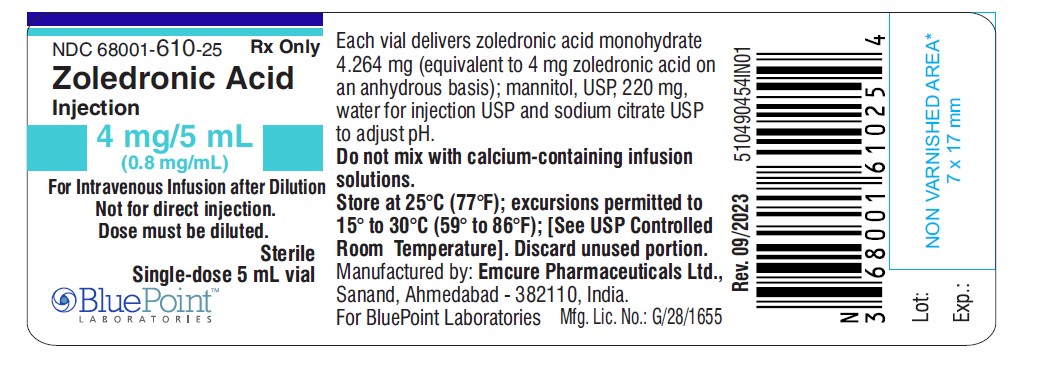 Zoledronic Acid Inj 4mg/5ml