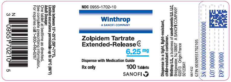 Principal Display Panel - 6.25 mg Tablet Bottle Label