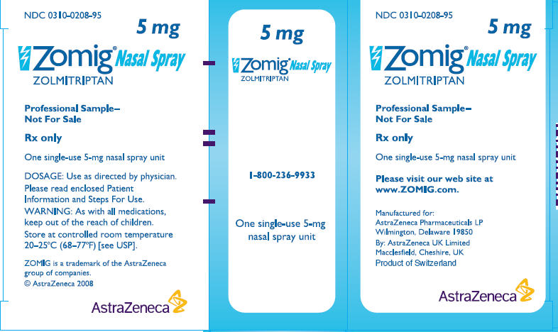 ZOMIG Nasal Spray 5mg - sample carton