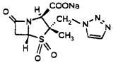 chemical structure of tazobactam sodium