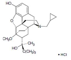  It has the following chemical structure:Chemically, buprenorphine HCl is (2S)-2-[17-(cyclopropylmethyl)-4,5α-epoxy-3-hydroxy-6-methoxy-6α,14-ethano-14α-morphinan-7α-yl]-3,3-dimethylbutan-2-ol hydrochloride.