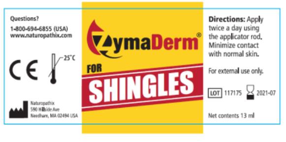 PRINCIPAL DISPLAY PANEL
ZymaDerm
FOR
SHINGLES
