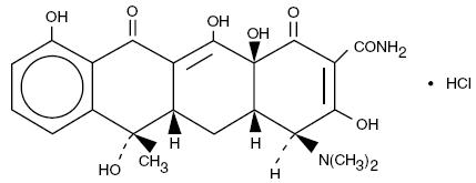 Tetracycline structural formula