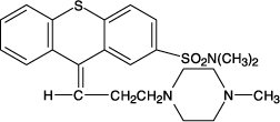 thiothixene chemical structure